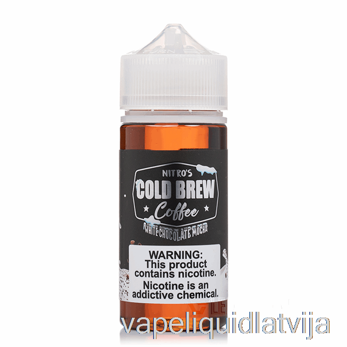 Baltās šokolādes Mokas - Nitros Cold Brew - 100ml 3mg Vape šķidrums